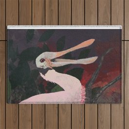 Laughing spoonbill Outdoor Rug