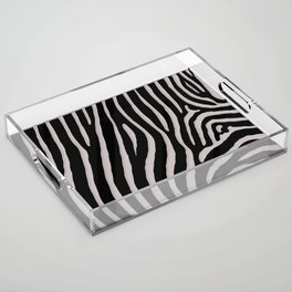 Zebra Stripes Acrylic Tray
