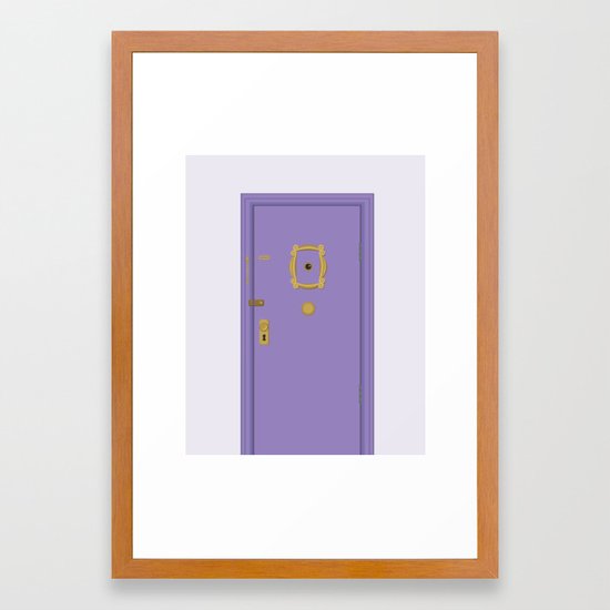 Purple Door Friends Apartment Framed Art Print By Paglistudio Purple Door Friends Apartment Framed Art Print By Paglistudio Society6