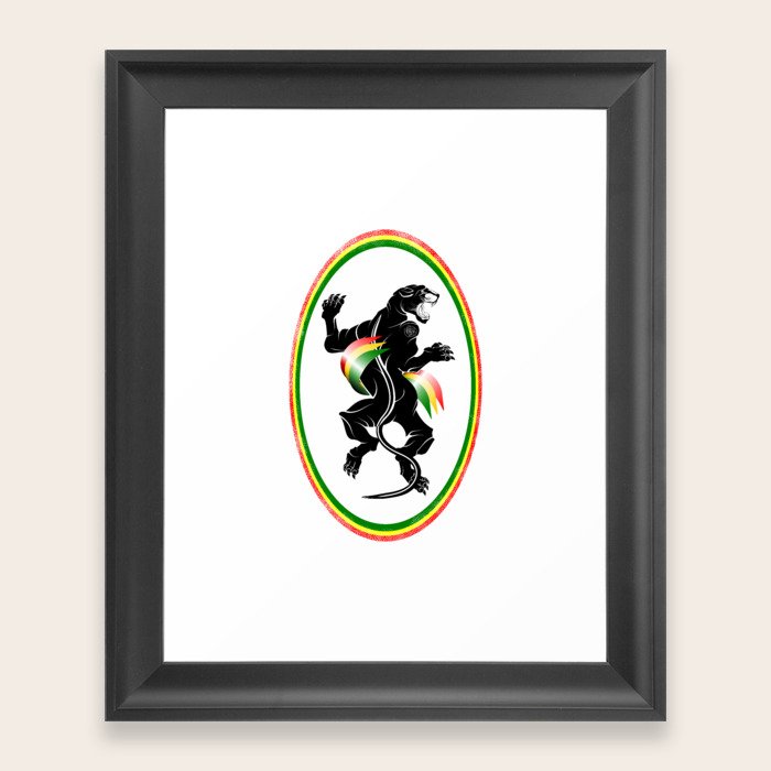 Black Panther Rastafarian Flag Framed Art Print By Mailboxdisco Black Panther Rastafarian Flag Framed Art Print By Mailboxdisco Society6