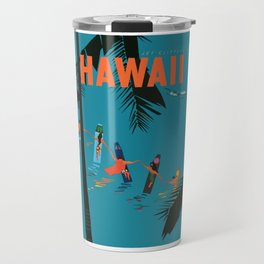 Jet Clippers To HAWAII Vintage Travel Poster Travel Mug