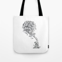The Story Of Ferdinand (Psychedelic Bull Drawing) Tote Bag