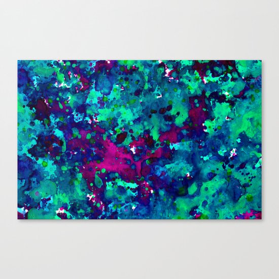 Midnight Oil Spill Canvas Print