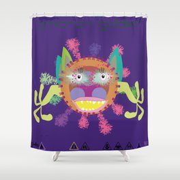 Omicron Soldier 101 Shower Curtain
