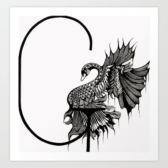 Letter G Art Print