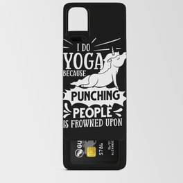 Yoga Unicorn Beginner Workout Quotes Meditation Android Card Case