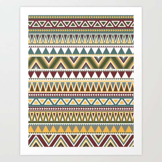 Aztec Art Print