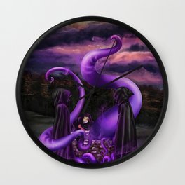 Calling of the Great One Tentacles Wall Clock