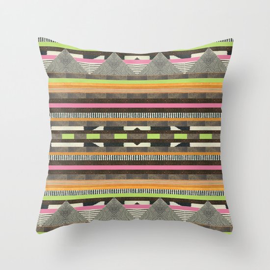 DG Aztec No. 2 Throw Pillow