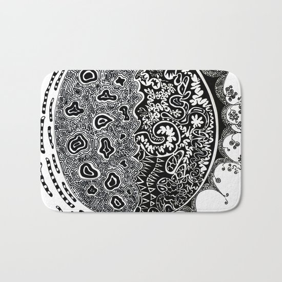 Dependent Existence / The Sun and The Moon Bath Mat