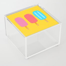 Ice Pops Yellow Acrylic Box