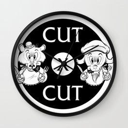 Cut X Cut Podcast Wall Clock