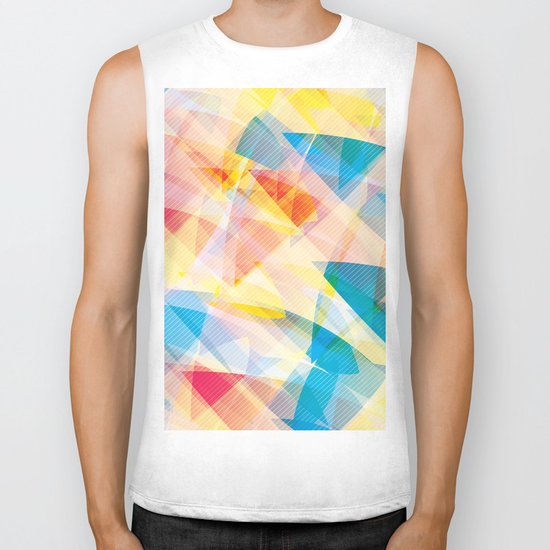 Abstract Biker Tank