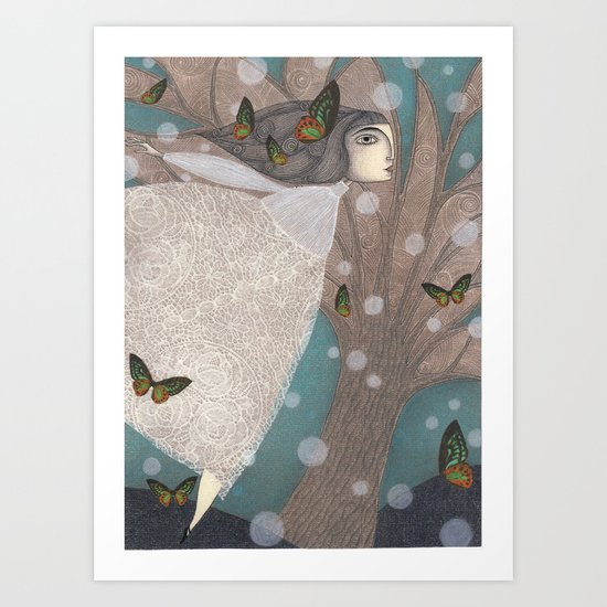 Finding Winter Art Print