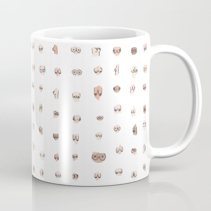 boobs Coffee Mug by Julia Heffernan