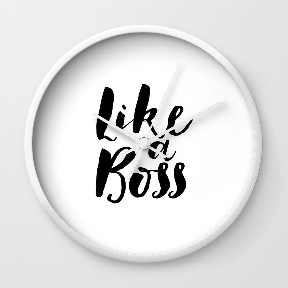 Like A Boss Printable Art Quote Prints Office Decor Office Sign