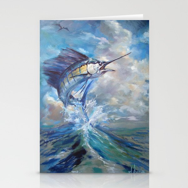 Sailfish and Frigate Stationery Cards