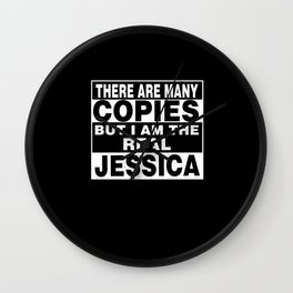 I Am Jessica Funny Personal Personalized Gift Wall Clock | Memorial, Shirts, Present, Girlfriend, Personalized, Sarcastic, Toddler, Lover, Couple, Birthday 