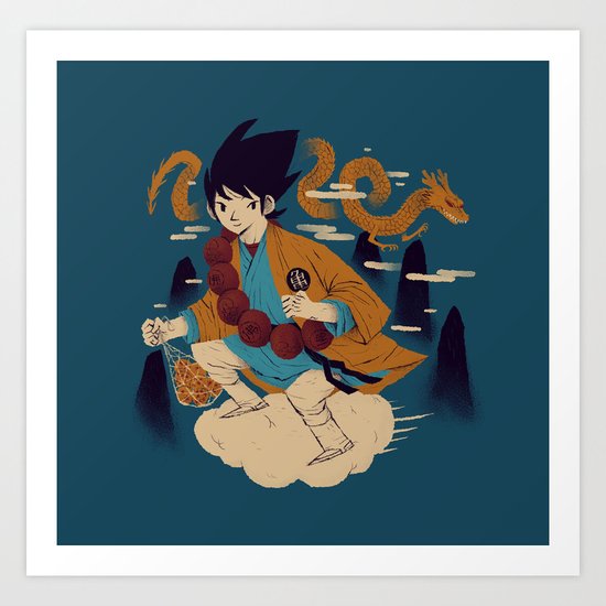 woodblockkakarot Art Print