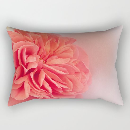 A Touch of Love - Pink Rose #2 #art #society6 Rectangular Pillow