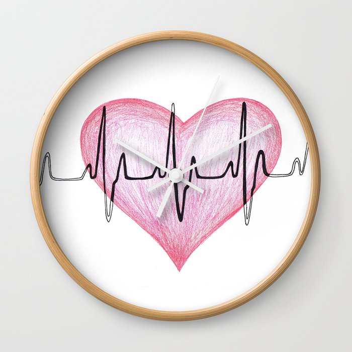 Heart Beat Wall Clock
