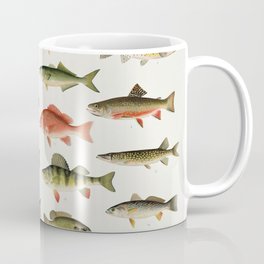 Illustrated North America Game Fish Identification Chart Mug
