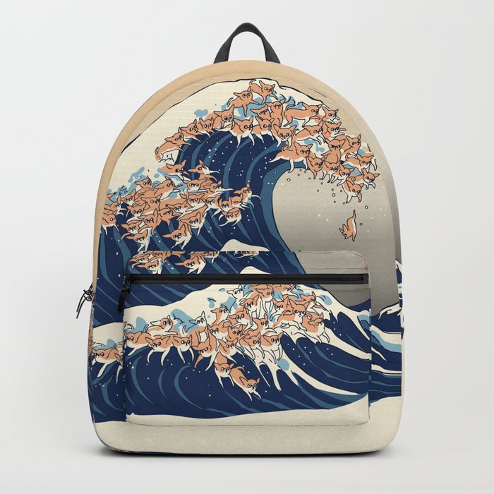 The Great Wave of Chihuahua Backpack