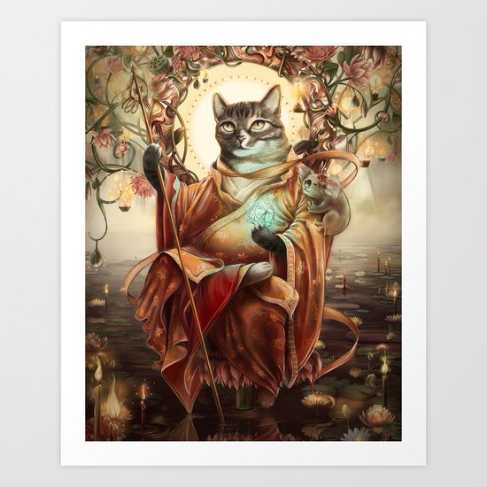 Jizo Bodhissatva Art Print