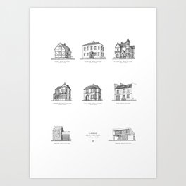 London architecture Art Print