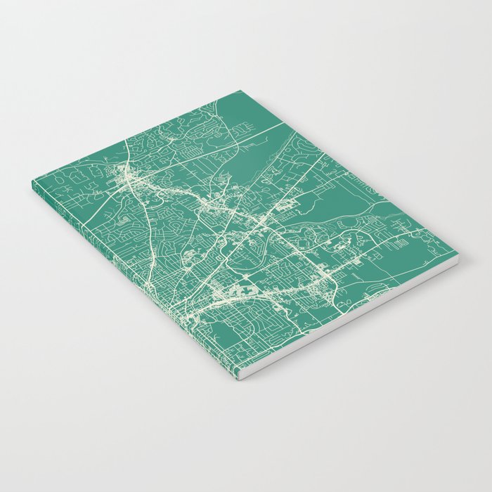 Tallahassee USA - Minimalist City Map Notebook