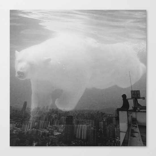 In my other world Canvas Print