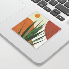 Abstract Agave Plant Sticker