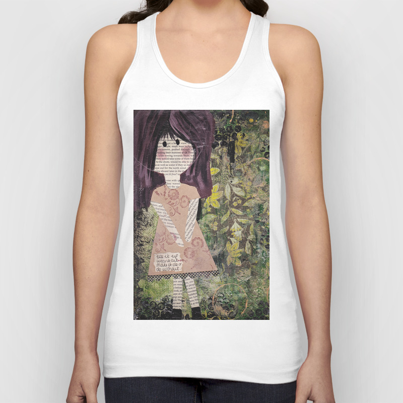 Eco Emo Girl Unisex Tank Top By Annabrim Society6