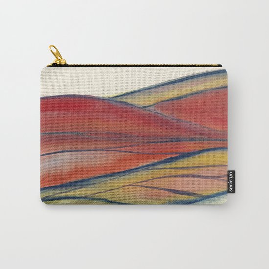 Watercolor abstract landscape 28 Carry-All Pouch
