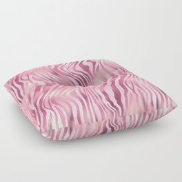 Pink Tiger Stripes Pattern Floor Pillow