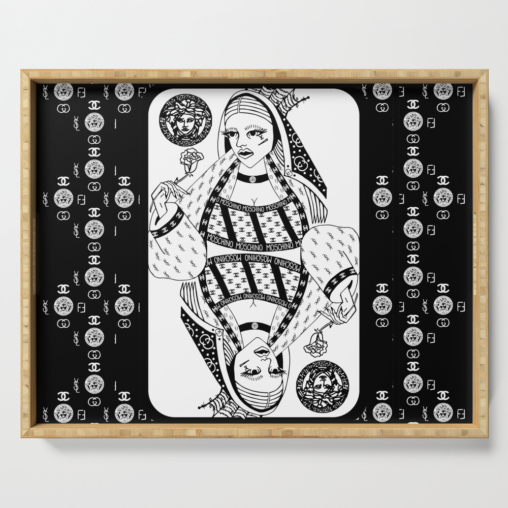 Material Queen Serving Tray by shutupbek