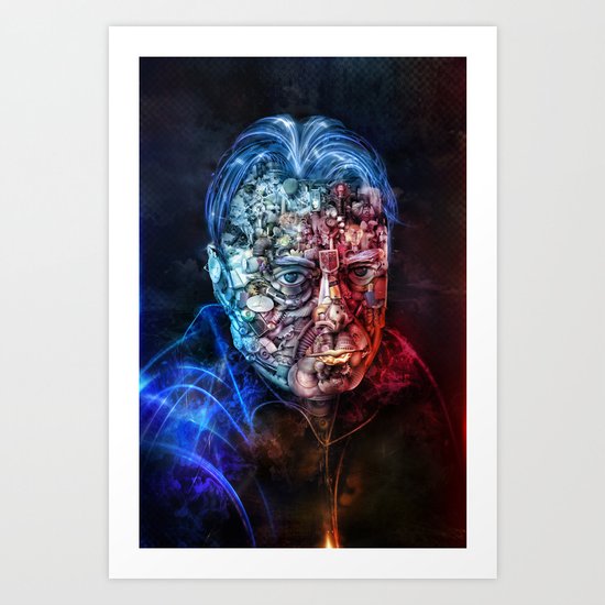Christopher Hitchens Art Print