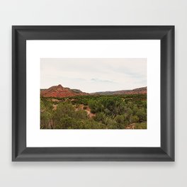Palo Duro Canyon State Park photography Framed Art Print