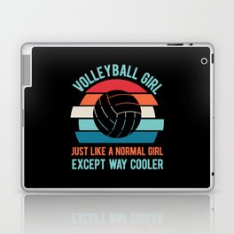 Funny Volleyball Girl Laptop Skin