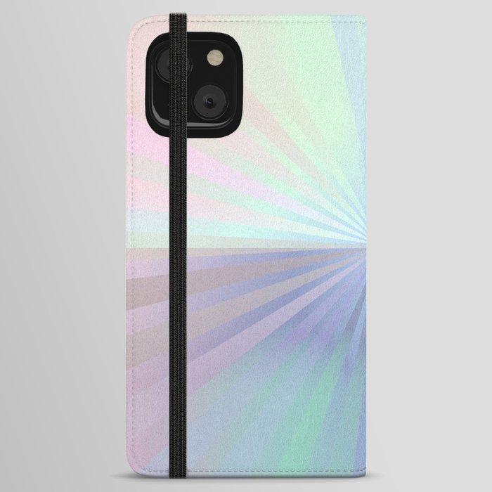 Pastel Summer Rainbow iPhone Wallet Case