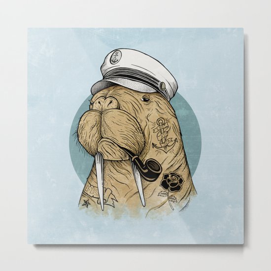 WALRUS Metal Print