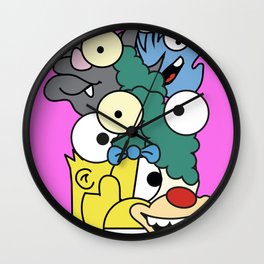Picasso Simpson Mix Wall Clock