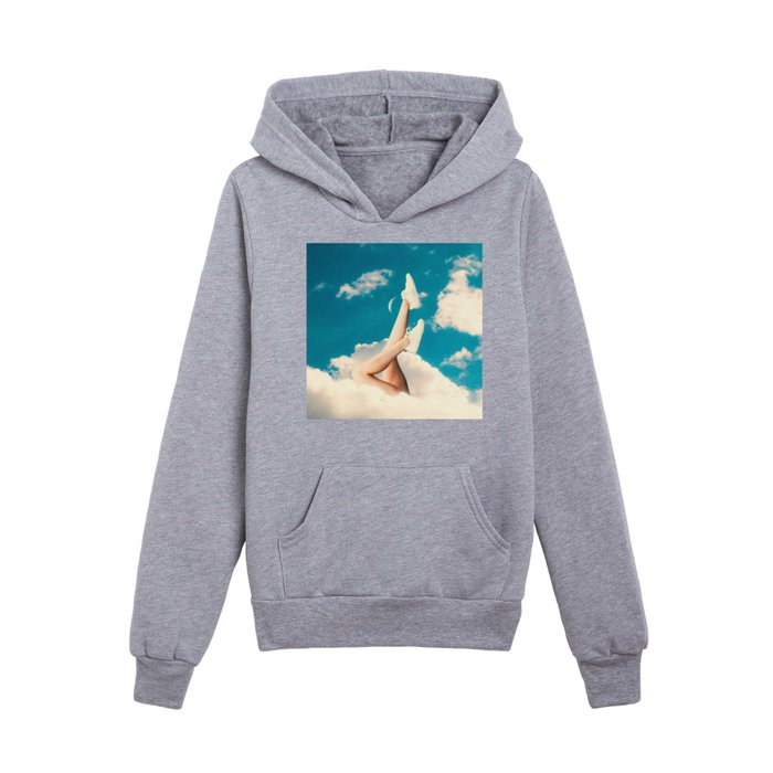 Feet In The Air Kids Pullover Hoodie