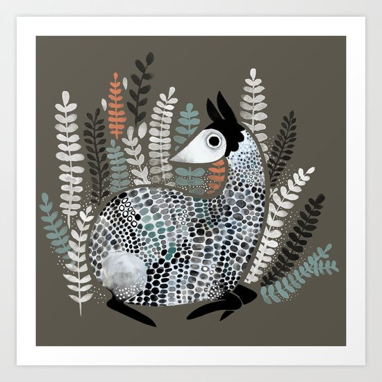 Round creature Art Print