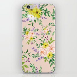 Floral Nature Vibes Pattern iPhone Skin