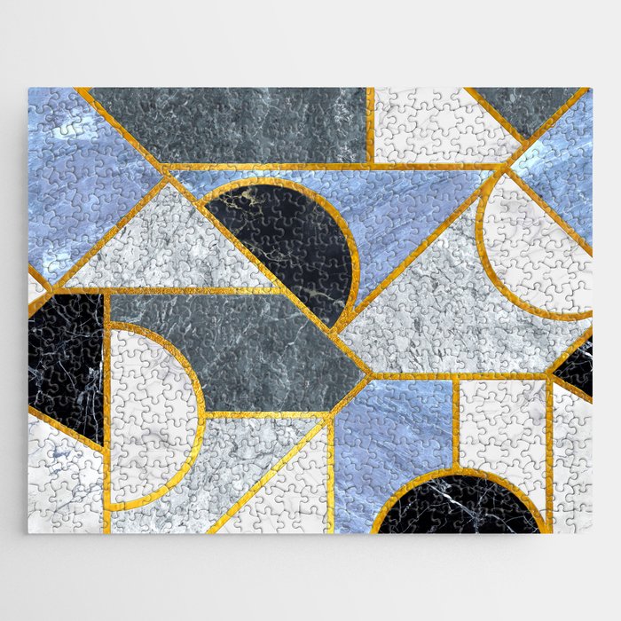 Geometric Marble Mosaic 01 Jigsaw Puzzle