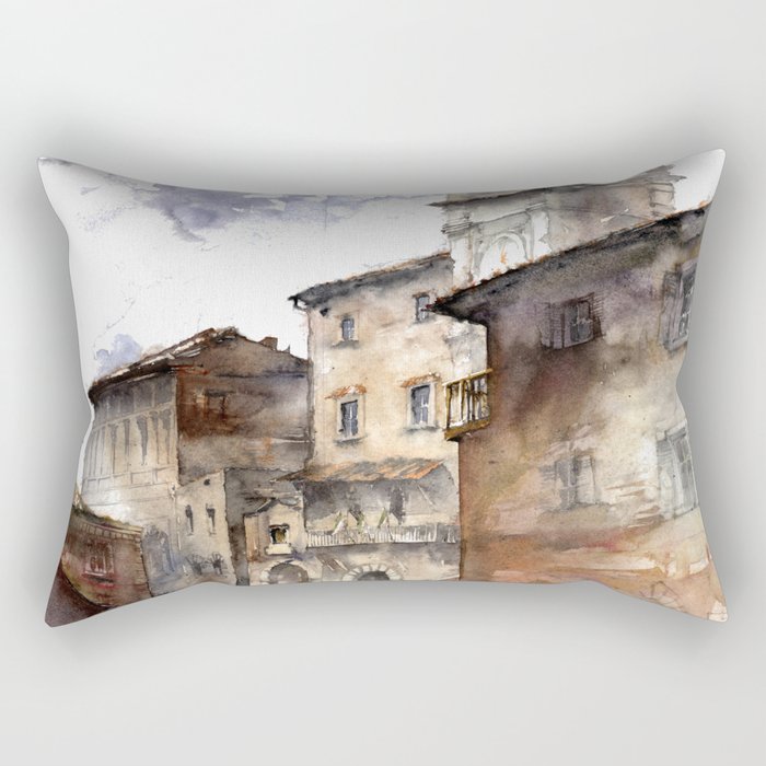 Cortona, Italy Rectangular Pillow