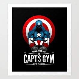 Capt's Gym Art Print