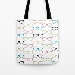 Colorful Funky Glasses Tote Bag