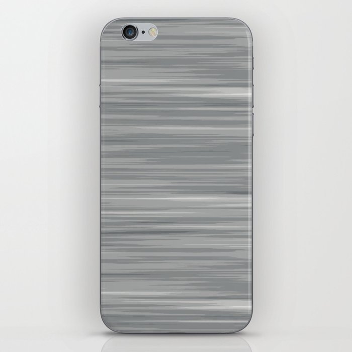 Colored Pencil Abstract Black & White iPhone Skin
